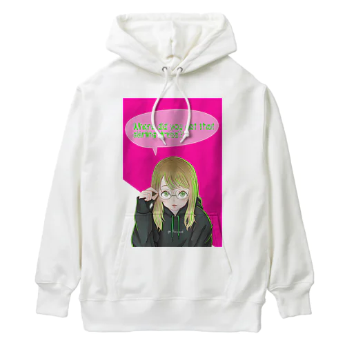 【メガネガール】 Heavyweight Hoodie