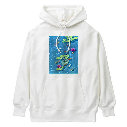 水の底から猫 Heavyweight Hoodie