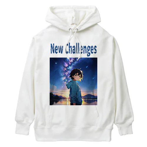 新たな挑戦 New Challenges Heavyweight Hoodie