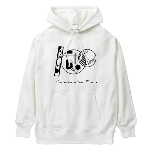 100とわたし Heavyweight Hoodie