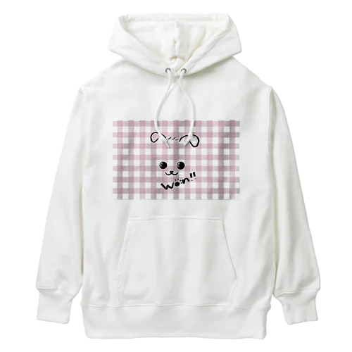 わんこA♡ギンガム Heavyweight Hoodie