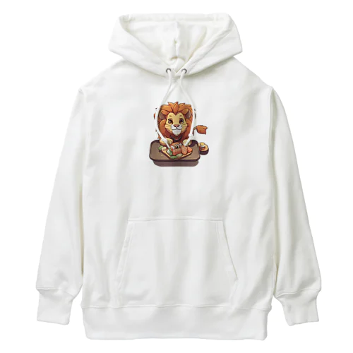 寿司好きライオン Heavyweight Hoodie