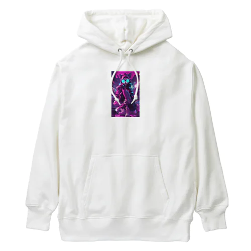 パンクビビッド・ピエロキャット_グラスガール Heavyweight Hoodie