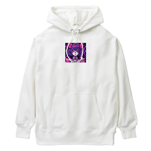 パンクビビッド・ピエロキャットレディ Heavyweight Hoodie