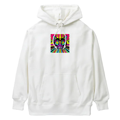 奇妙な猫 Heavyweight Hoodie