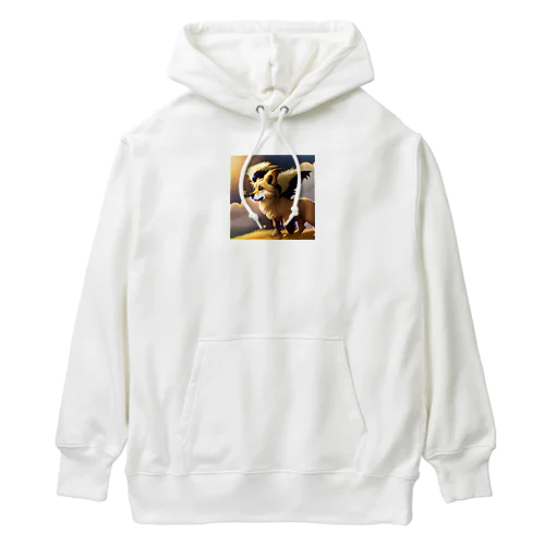 星を見てるわんちゃんグッズ Heavyweight Hoodie