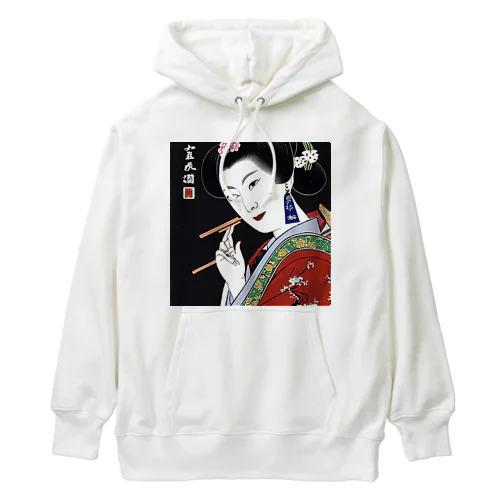 「和風美人のアートグッズ」 Heavyweight Hoodie