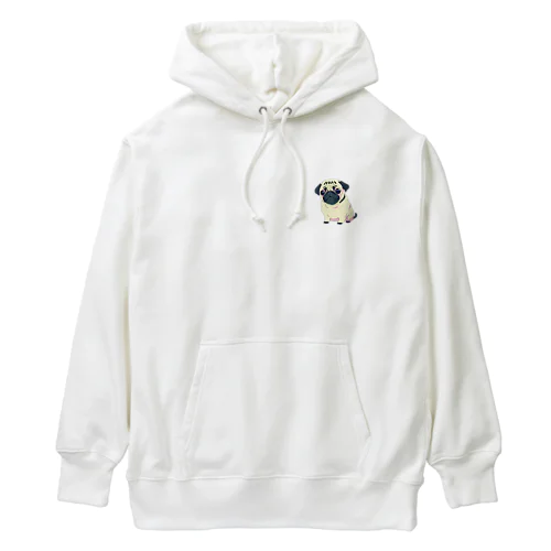 愛らしいパグ君 Heavyweight Hoodie