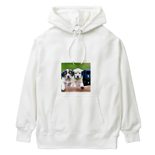 可愛い子犬たち Heavyweight Hoodie