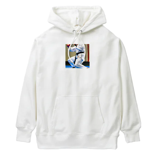 空手大好きイラストグッズ Heavyweight Hoodie