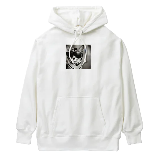 サングラスネコ Heavyweight Hoodie