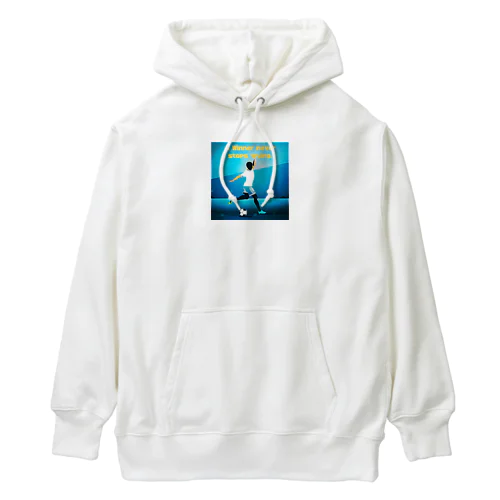 A Winner never stops trying. Heavyweight Hoodie