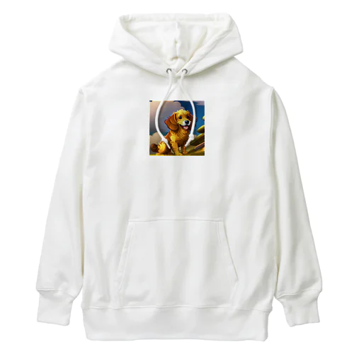 可愛い犬のグッズ Heavyweight Hoodie