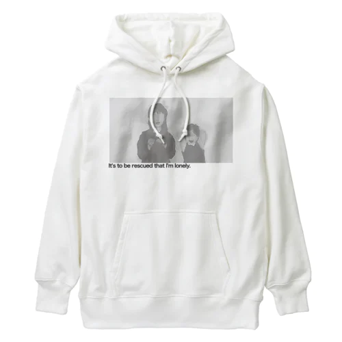 姉妹白黒 Heavyweight Hoodie