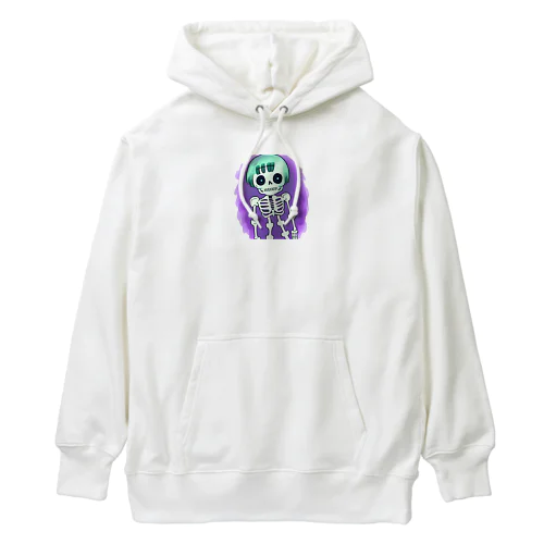 一人ぼっちのガイコツ Heavyweight Hoodie