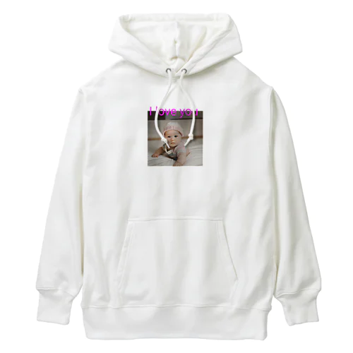 I love you 赤ちゃんグッズ Heavyweight Hoodie