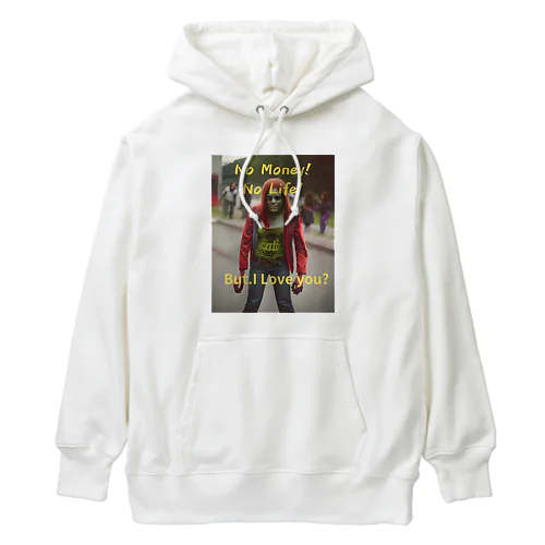 zombi-no money Heavyweight Hoodie