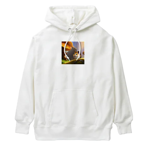 可愛いハムスターの冒険 Heavyweight Hoodie