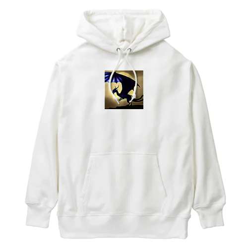 カッコイイ　龍 Heavyweight Hoodie