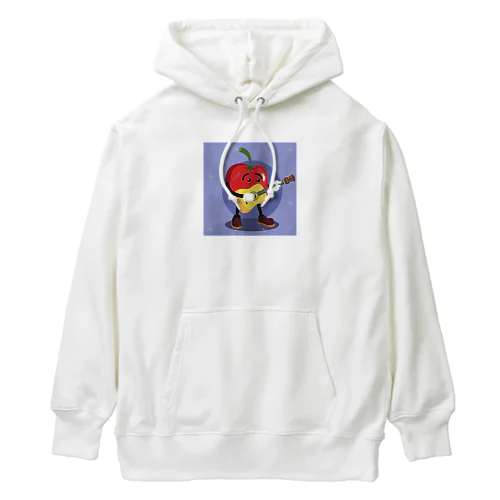 イラストのギターを弾くトマトくん Heavyweight Hoodie