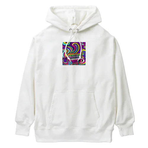 鮮やかなピアノ柄 Heavyweight Hoodie