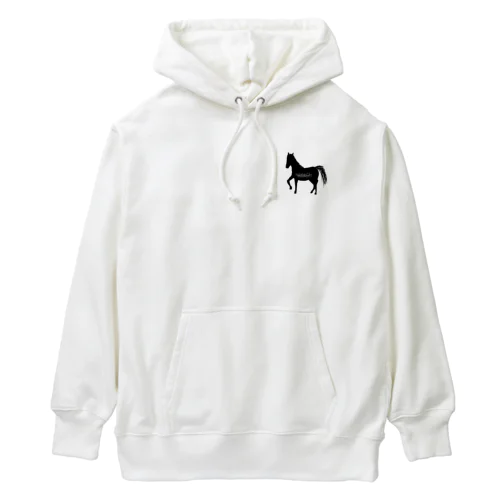  silhouette horse Heavyweight Hoodie