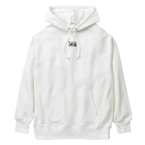 かわいい猫グッズ Heavyweight Hoodie