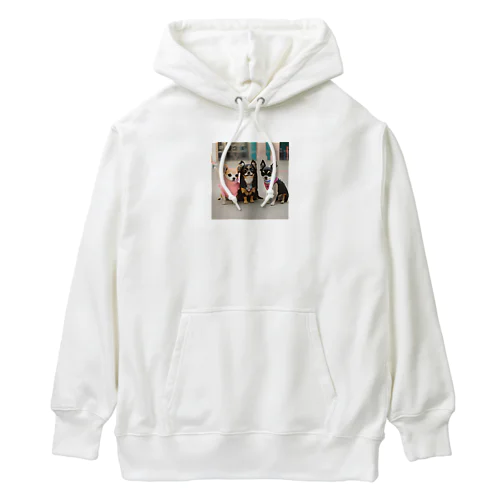 ラブリーナチワワトリオの冒険 Heavyweight Hoodie