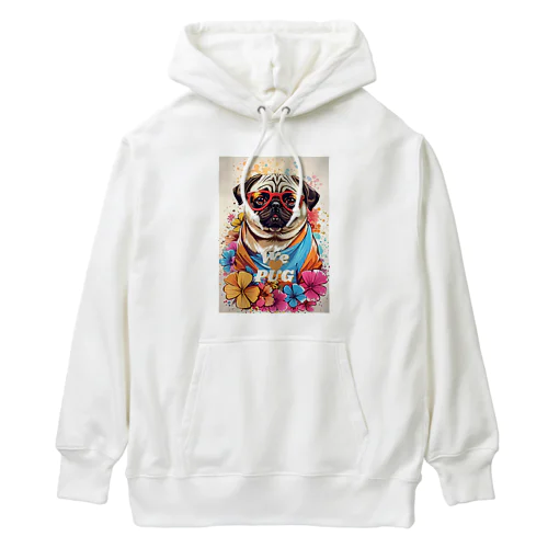 We♥PUG　色彩（パグ大好き！） Heavyweight Hoodie