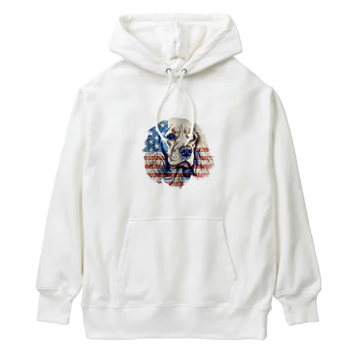 アメリカンコッカーアメリカ Heavyweight Hoodie