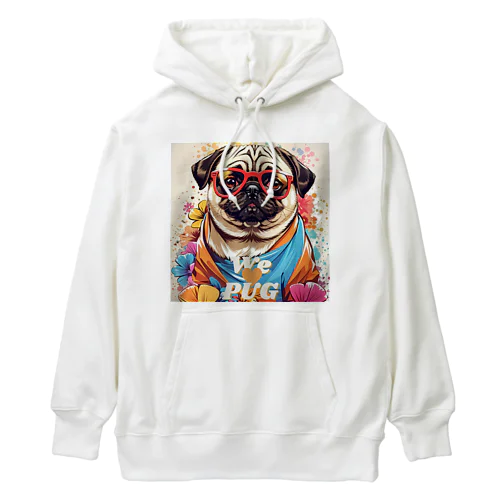 We♥PUG　色彩（パグ大好き！） Heavyweight Hoodie