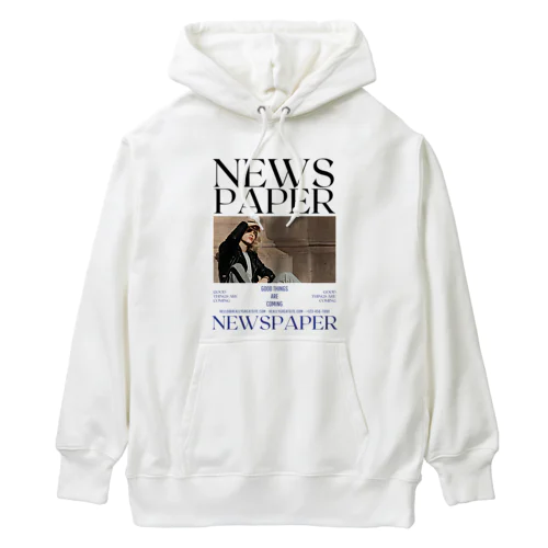 NEWS PAPER Heavyweight Hoodie