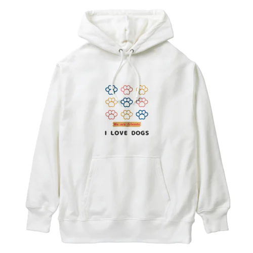 犬の足跡 Heavyweight Hoodie