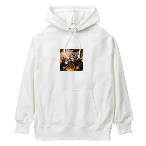 夜行性のキティ星座 Heavyweight Hoodie