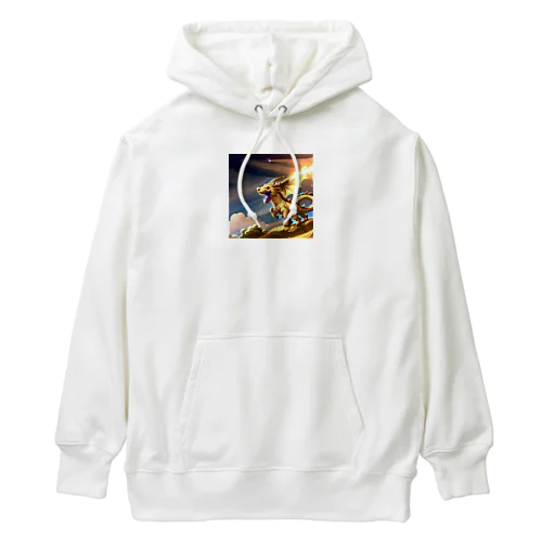 わんこ金龍　駆け抜け龍 Heavyweight Hoodie