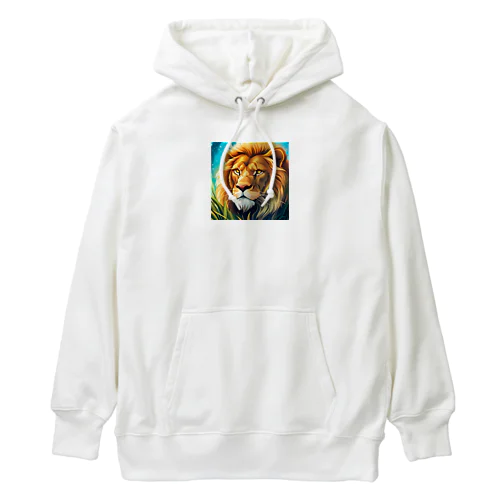 ライオン Heavyweight Hoodie