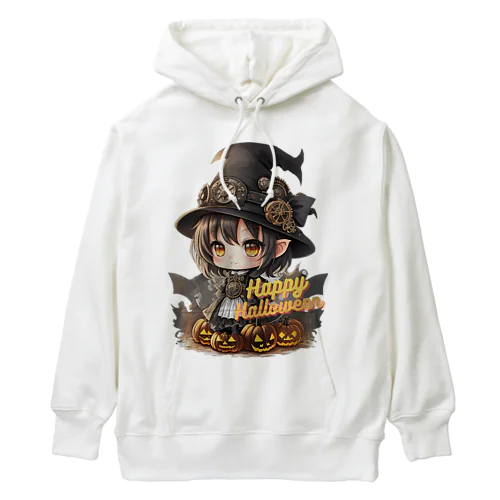 スチームパンク Girlハロウィンスタイル Heavyweight Hoodie