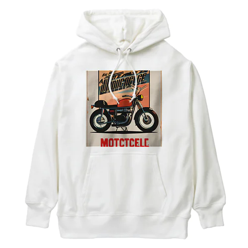 レトロバイク Heavyweight Hoodie