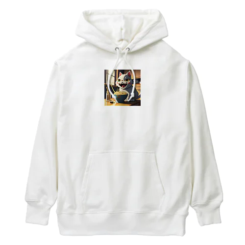 ラーメン大好き猫 Heavyweight Hoodie