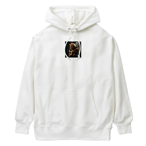 RockなCat 猫ギターバージョン2 Heavyweight Hoodie