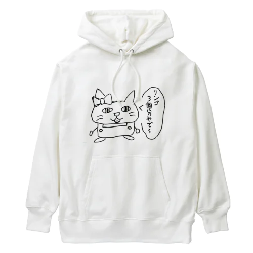 猫 Heavyweight Hoodie