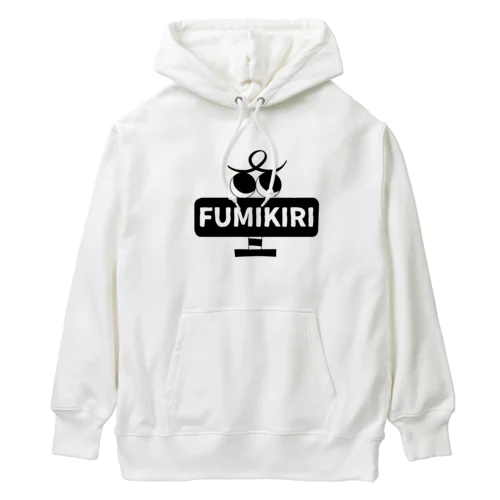 fUMIKIRIブラック Heavyweight Hoodie