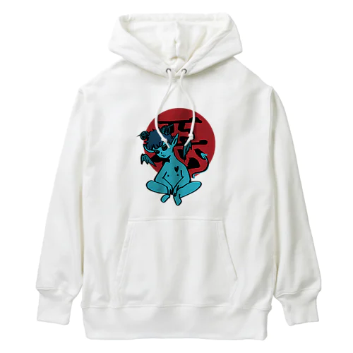 悪の子しょぼーん Heavyweight Hoodie