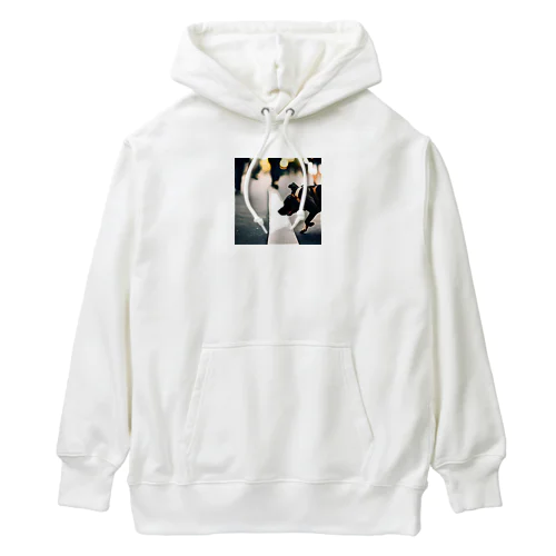 散歩中の犬のグッズ Heavyweight Hoodie