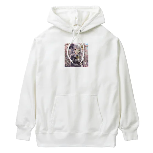 スクール萌え女子 Heavyweight Hoodie