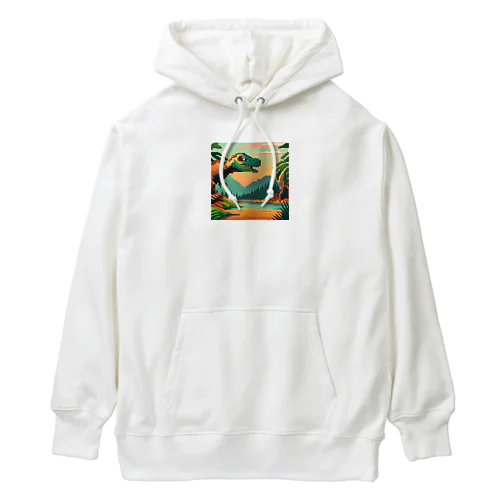 ドット絵ケティオサウルス Heavyweight Hoodie