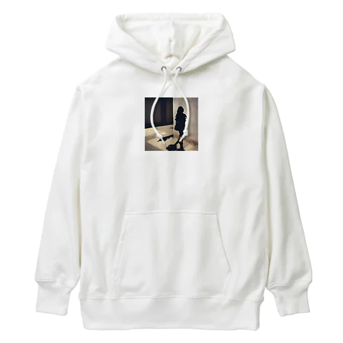 綺麗な女性の影グッズ Heavyweight Hoodie