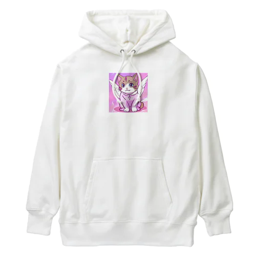 天使の猫ちゃん Heavyweight Hoodie