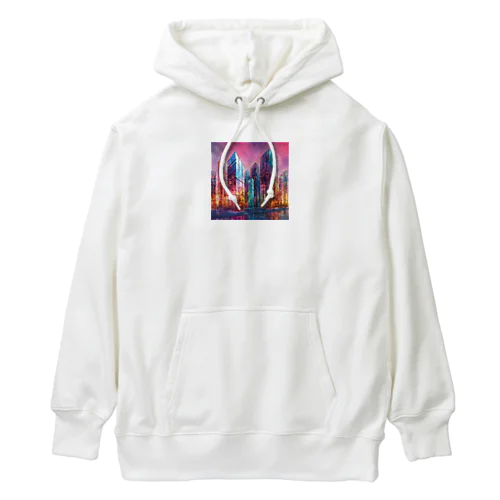 ガラスの街並み Heavyweight Hoodie