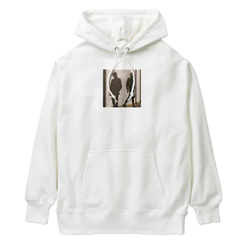 シンプルな人影グッズ Heavyweight Hoodie